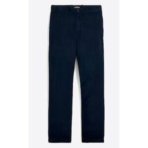 NWT J. Crew Factory Sz 34x30 Straight-fit Flex Chino Pant in Navy $79.50